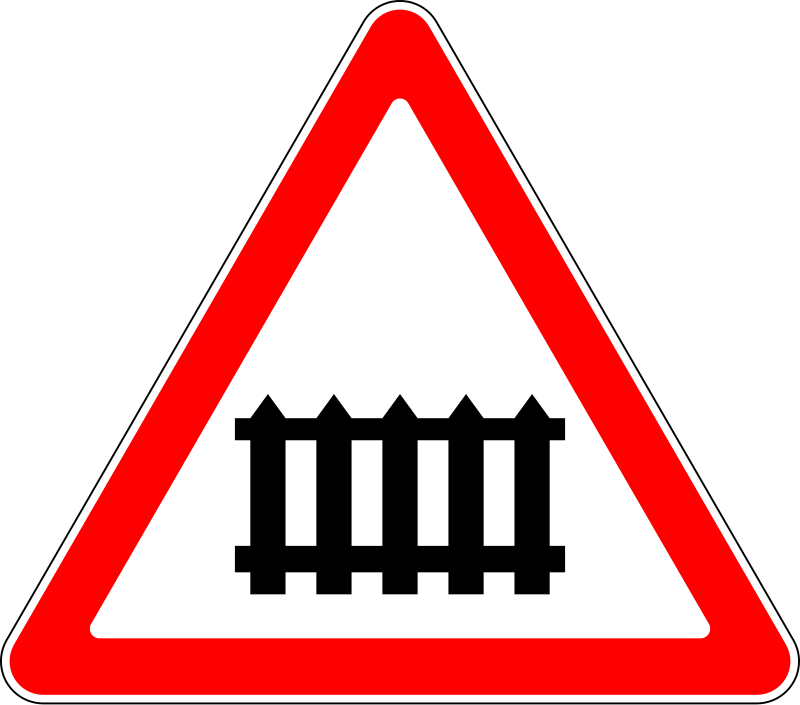 Şlaqbaumlu dəmir yol keçidi